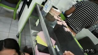 Dirty Laundry - public sex with a hot girl