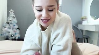 Don’t tear her mouth open with your cock, show respect!