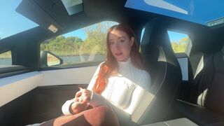 In cybertruck, I'm gonna give you a sloppy blowjob. It's pure taboo