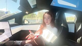 In cybertruck, I'm gonna give you a sloppy blowjob. It's pure taboo