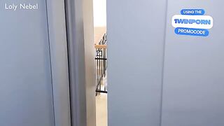 A cute girl has fun with a nice friend and a vibrator