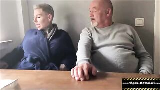 My friend's wife is a slut - an amateur video of a German MILF with big tits