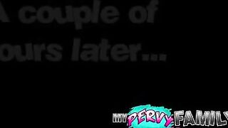 Stepsister got jerked off by stepbro after he got dumped