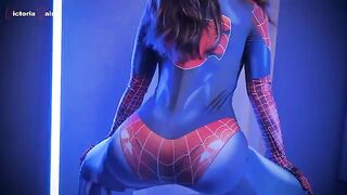 Latex Lingerie Cosplay with SpiderMan No Way Home XXX Parody Part 1
