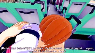 Deku fucks Ochaco in a steamy My Hero Academia hentai scene