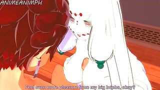 The Spider Demon from Demon Slayer gets fucked by Tanjiro in a 3D hentai
