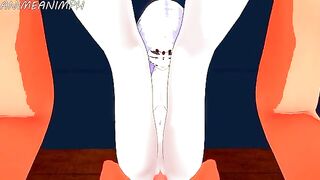 The Spider Demon from Demon Slayer gets fucked by Tanjiro in a 3D hentai