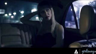Vintage star Cherie DeVille gets fingered by chauffeur Kenna James in a steamy scene