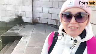 I went for a walk instead of jogging and got fucked at the hotel - POV