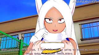 Mirko from My Hero Academia gets fucked hard in this hot hentai vid
