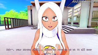 Mirko from My Hero Academia gets fucked hard in this hot hentai vid