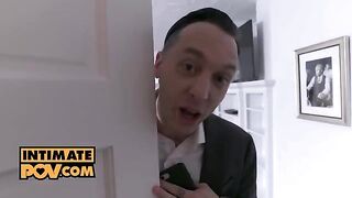 Cute girls from the wedding party got fucked on their night in intimate POV