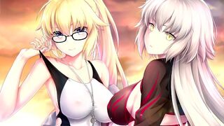 Saint and the sinner, a steamy encounter in the world of Fate Grand Order