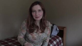 Pervert guy fucks his stepmom on her birthday in POV style