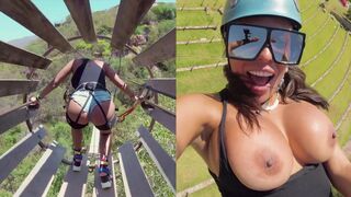 An adventure time log with a lusty Latina daredevil Luna Star
