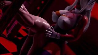 The Futa girl with a big dick fucks a guy hard in this steamy scene