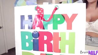 Horny stepson gets his big-titted stepmom Victoria June on her birthday