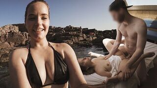 A German couple enjoys a passionate vacation in Sardinia, Italy