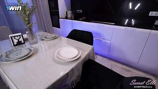 A hot mom surprises her stepson with passionate, wet panties action