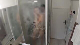 She didn’t let him wash in peace, an intense shower encounter