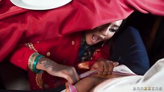 Never licked Indian pussy, and this is the first time