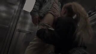 A hot elevator encounter with a stunning Russian schoolgirl, reminiscent of Montanasvibe’s adventurous and daring content