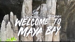 The couple gets intimate in a narrow space during their travel vlog