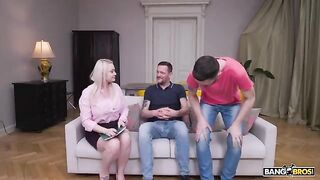 Two is not enough when it comes to dick, especially for blondies
