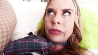 An angel with a anal character, she loves big dicks