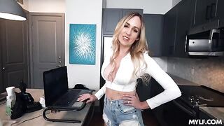 I gave up my position to a hot stepmom in POV style