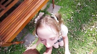 Girls went to the anal sex edge during their outdoor escapade