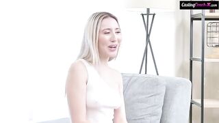 Cute girl had a hard time with a cock