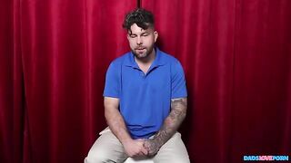 The man tasted the crotch of a beautiful woman with his tongue
