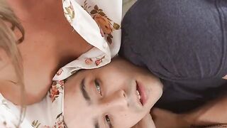 The guy gently interacted with her hole, and she screamed with pleasure