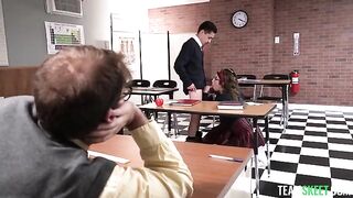 Student days can be really unforgettable and hot