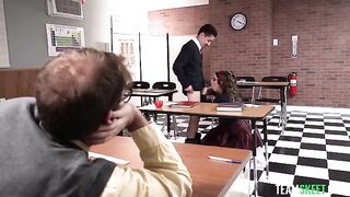 Student days can be really unforgettable and hot