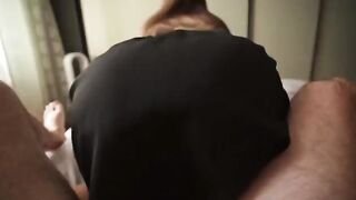 She caught me jerking off her panties and she was horny
