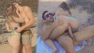 A guy picked up a beautiful girl on the beach and fucked her hard