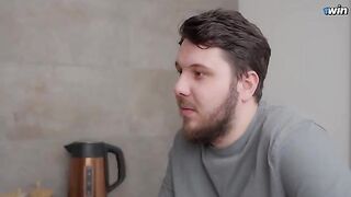 My roommate fucks me and cum inside (Close Up Creampie)