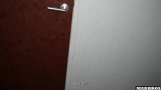 She called us again to the toilet, she wanted more of the same action
