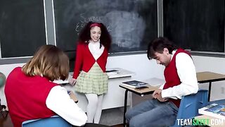 In this college there are only whores ready for FMM action