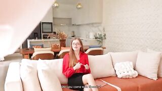 A girl is having fun with her teacher in a steamy encounter