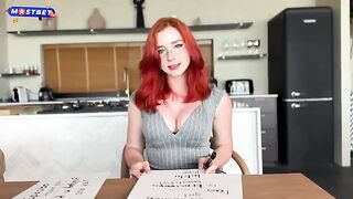 Redhead student fucked by her Russian teacher