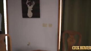 A man is hunting for women with big tits and huge asses to fuck