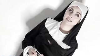 A hot nun breaks her vow of chastity and indulges in passionate action