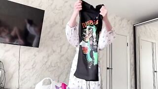 A young girl is learning to work with her stepbrother