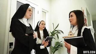 A nun is the object of four men's desires