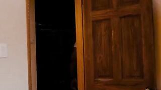 A black guy pulled his huge cock out and started to play with it