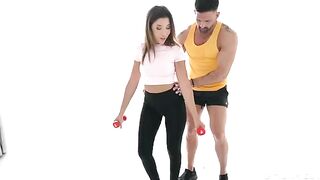 A hot yoga class turned into a class on how to fuck