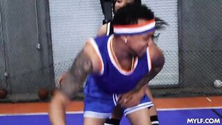 After the ball, we'll try. The man fucked his girlfriend in pantyhose
